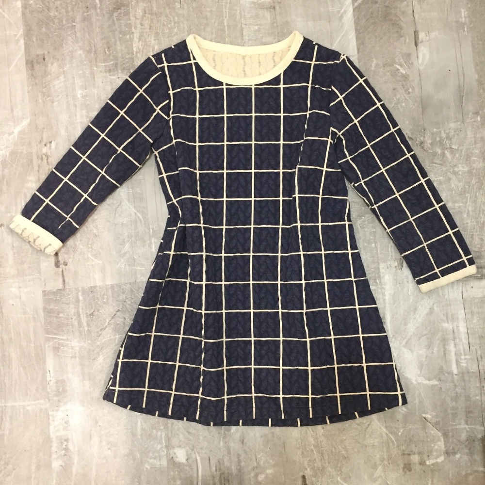 Checkered Grid Dress